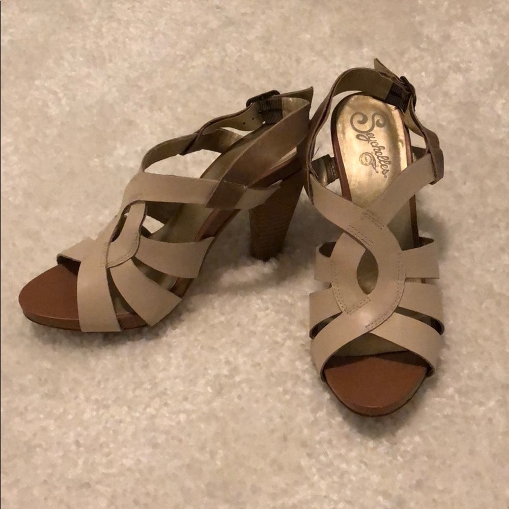 Seychelles heel - Leather in Size 9.5